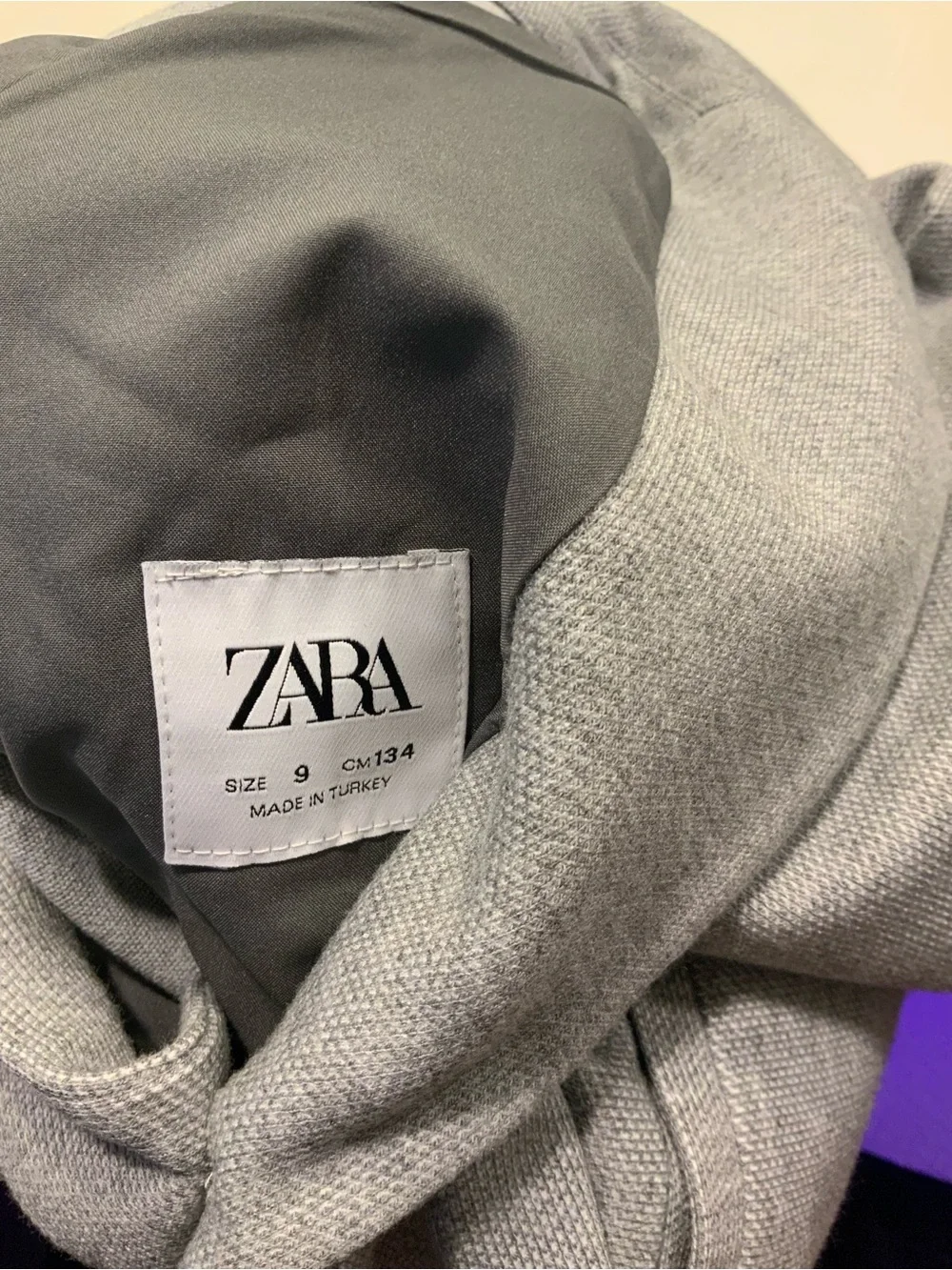 Zara kids  Gray Single-Button Blazer